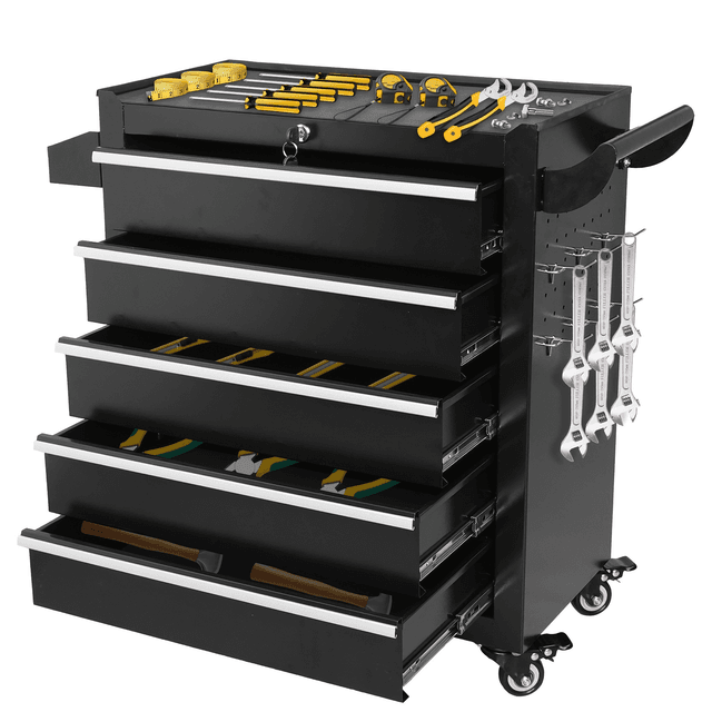 Five-layer metal tool cabinet